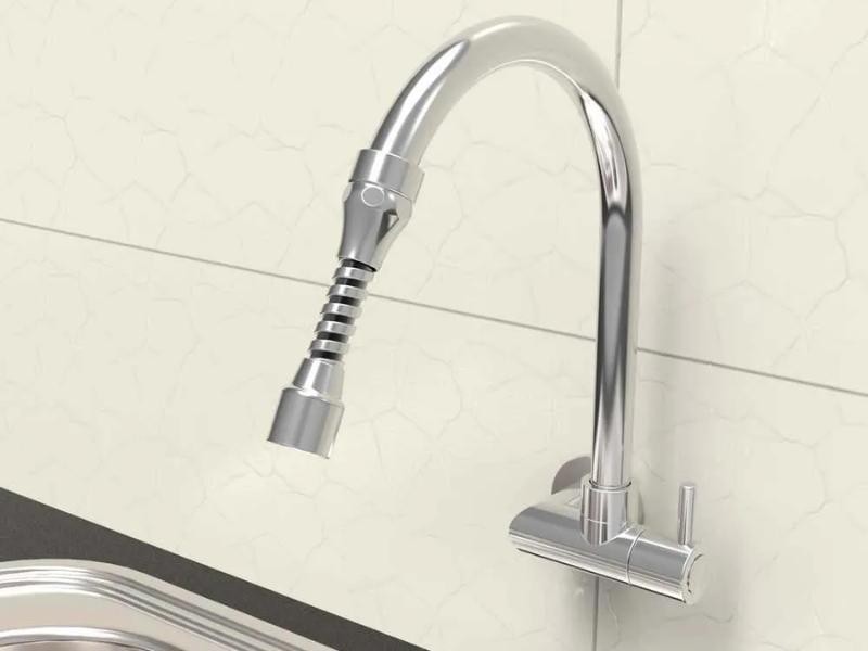 EXTENSOR P/TORNEIRA BLUKIT ABS CROMADO 90MM CURTO
